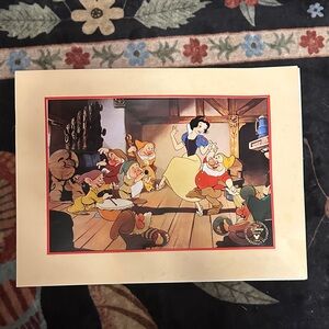 Disney Snow White and the Seven Dwarfs Illustration - Multicolor
